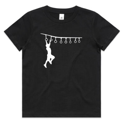 Youth Monkey Tshirt Black Thumbnail